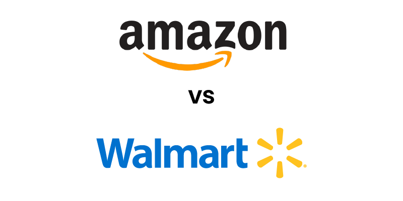 Amazon ve Walmart logoları