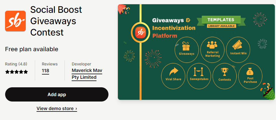 Social-Boost-Giveaway-App