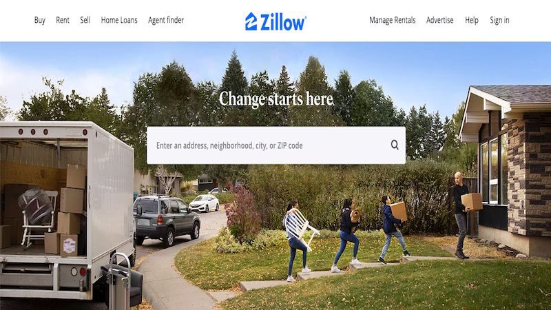 Zillow-Homepage