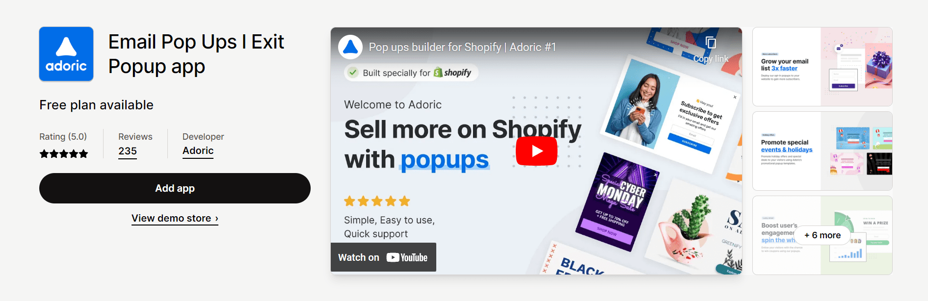 アドリック Shopify アプリ