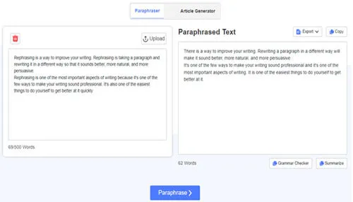 How a Rephraser Tool Can Help With Improving Your Writing