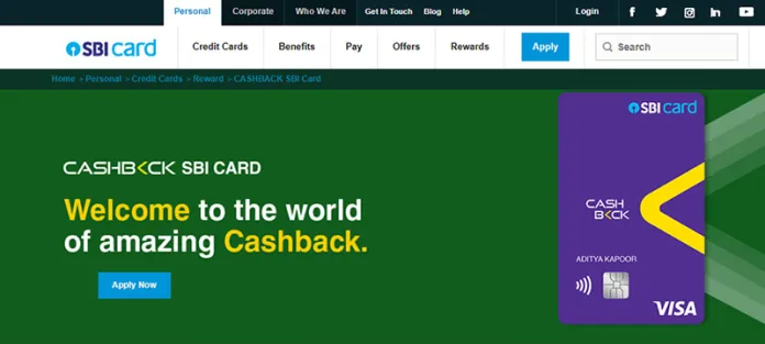 Cashback SBI Card