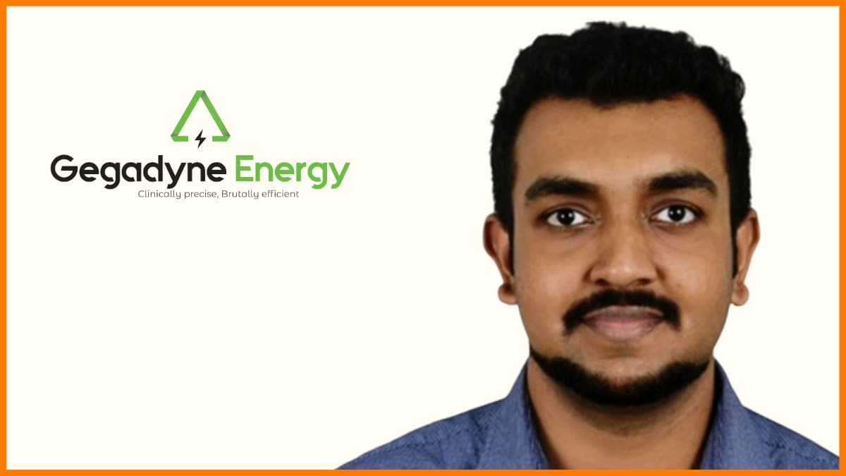 Jubin Varghese - Co-fondatore, Gegadyne Energy