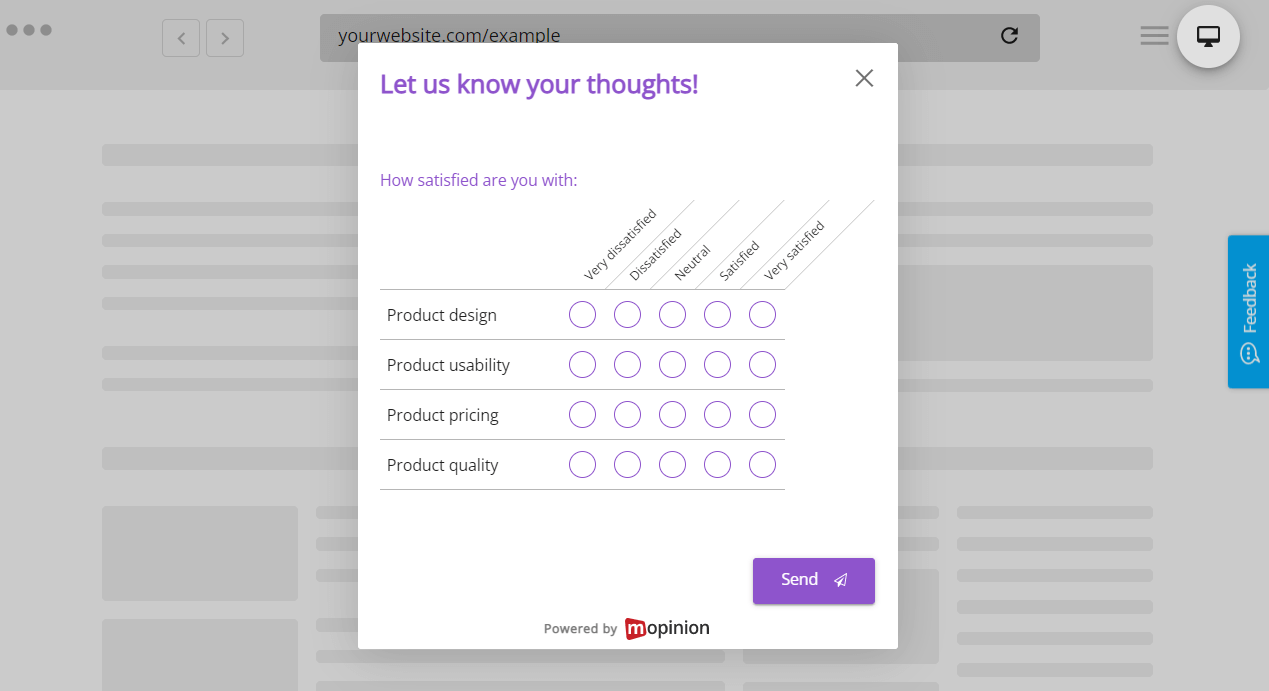 Product-feedback-Likert-scale