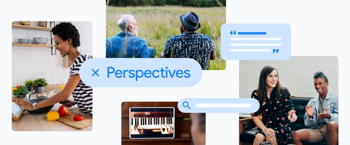 Imagine banner pentru Google Perspectives