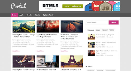 Portal – WordPress-Theme