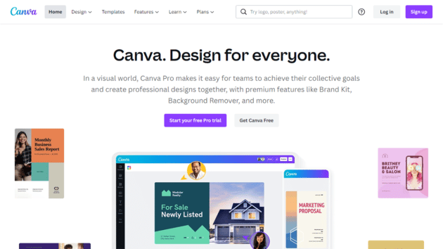 Canva 무료 디자인 마케팅 도구