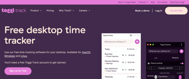 toggl.com-track-toggl-桌面截圖