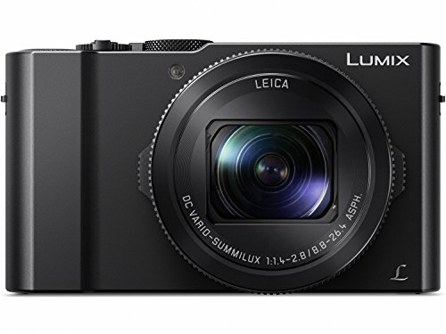 Panasonic LUMIX LX10 4K デジタルカメラ、20.1 メガピクセル 1 インチセンサー、3X LEICA DC VARIO-SUMMILUX レンズ、F1.4-2.8 絞り、POWER O.I.S.手ぶれ補正 3インチ液晶 DMC-LX10K（ブラック）