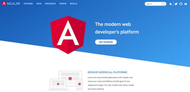 Angular フロントエンド Web 開発フレームワーク