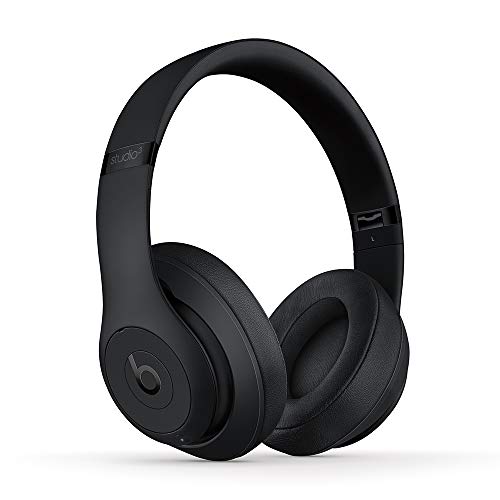 Beats Studio3 ワイヤレス ノイズ キャンセリング オーバーイヤー ヘッドフォン - Apple W1 ヘッドフォン チップ、クラス 1 Bluetooth、22 時間のリスニング時間、内蔵マイク - マット ブラック (最新モデル)