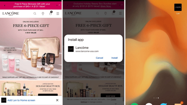 PWA-progressive-web-app-screenshot-lancome