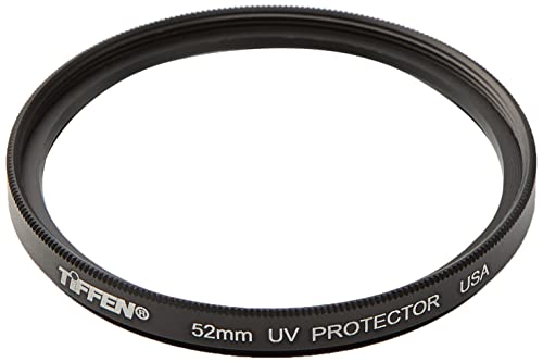 Tiffen 52UVP 52mm 紫外线防护滤镜，黑色