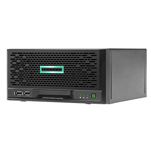 Server NAS Hpe ProLiant MicroServer Gen10 Plus per le aziende, Intel Xeon E-2224 3,4 GHz, 32 GB di RAM, 8 TB di storage, RAID, sistema operativo FreeNAS