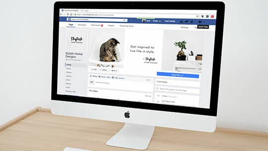 การตั้งค่า Facebook Social Media Business Page