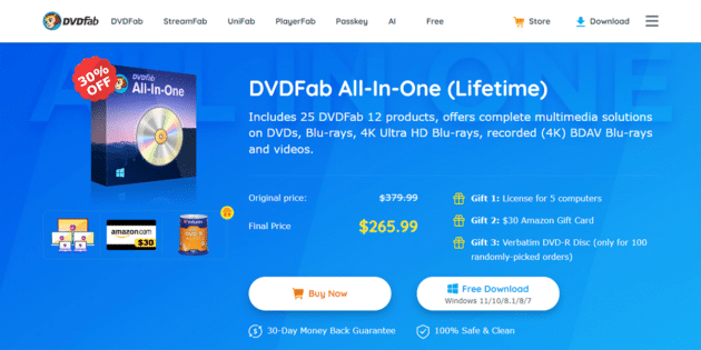 Fitur Utama DVDFab All-In-One