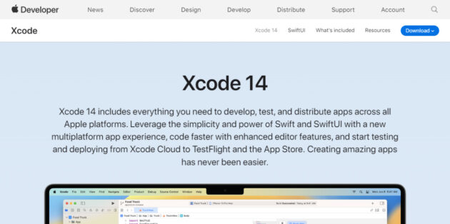 Xcode-developer.apple.com-스크린샷