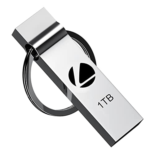 Lucktiger 1TB USB 플래시 드라이브 | 방수 대용량 데이터 저장 USB 메모리 스틱 | 고속 휴대용 점프 드라이브 펜 드라이브는 키체인 플래시 드라이브, 엄지 드라이브와 함께 제공됩니다.