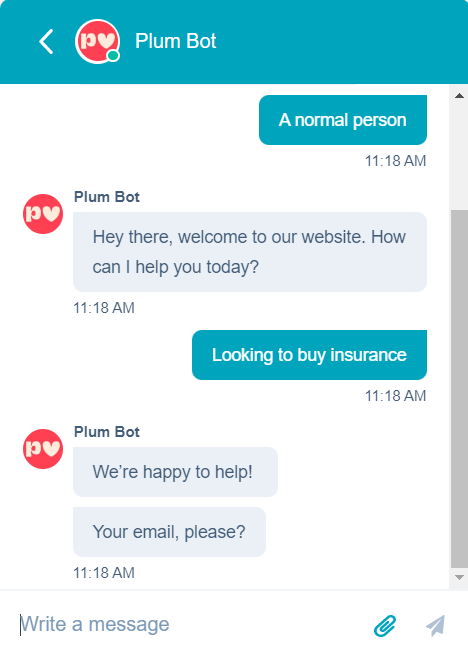 Bot Asuransi - Pemasaran chatbot