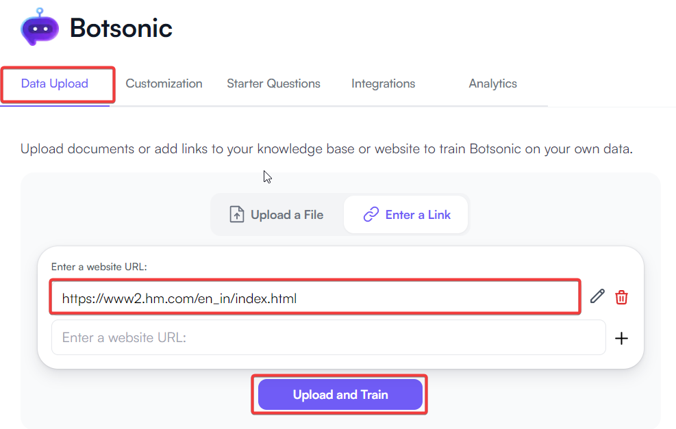 Botsonic - pemasaran Chatbot