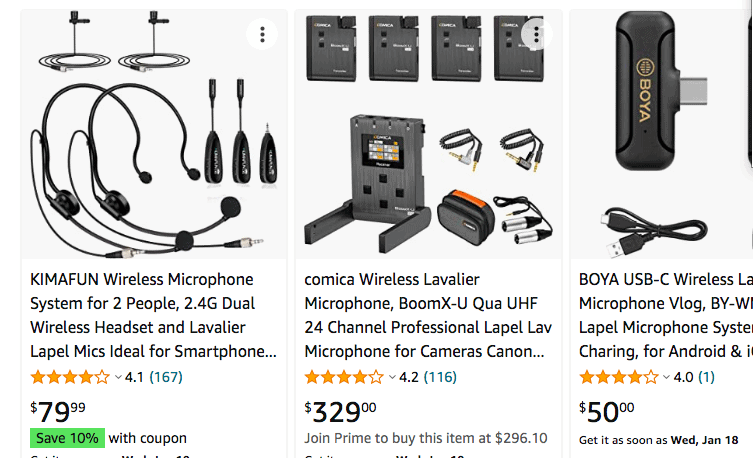 recommandations de microphones pour l'enregistrement de cours