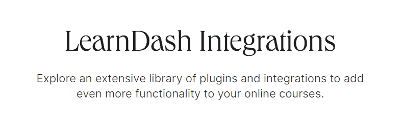 Integraciones de LearnDash con WordPress