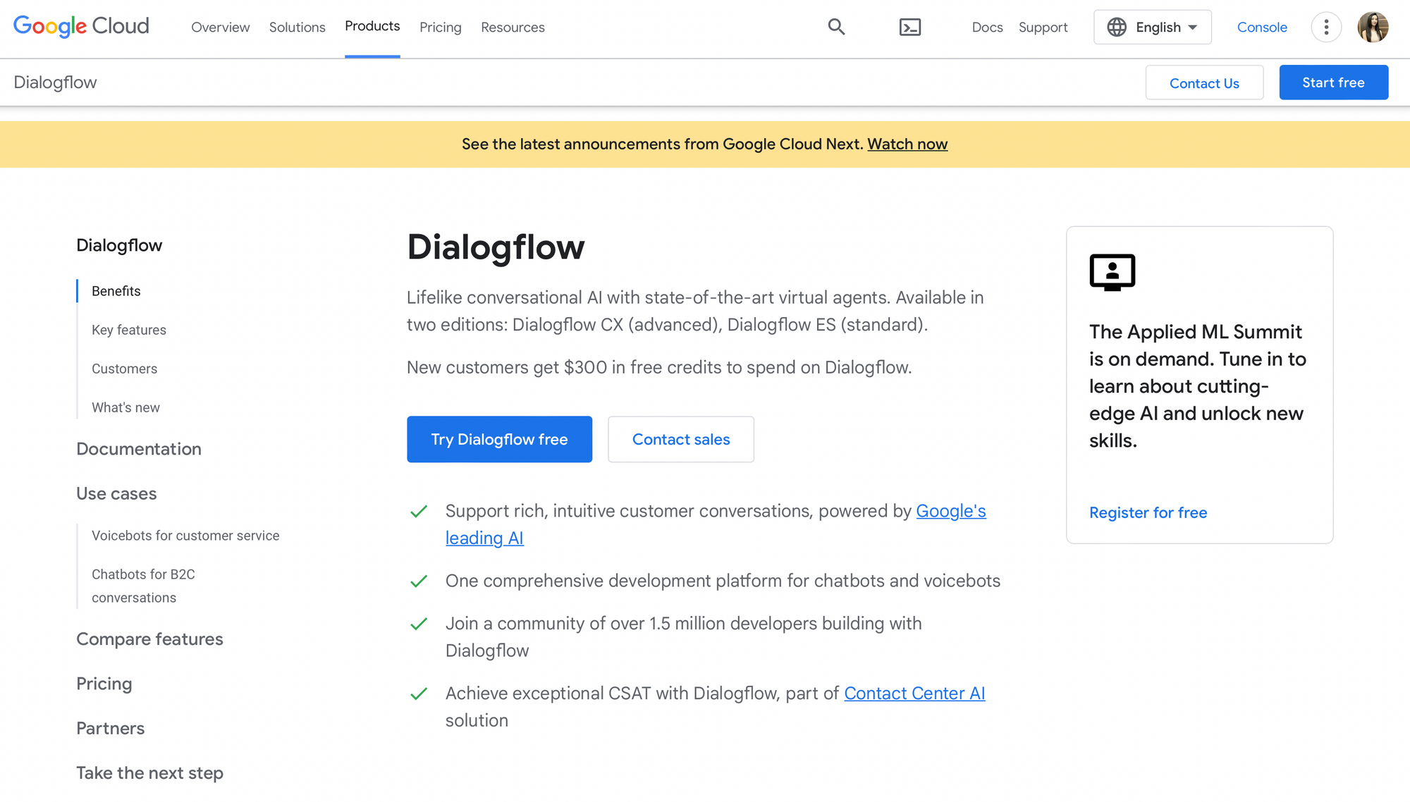 DialogFlow - AI Chatbots สำหรับการสนับสนุนลูกค้า