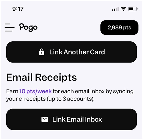 collegare l'e-mail con l'app pogo