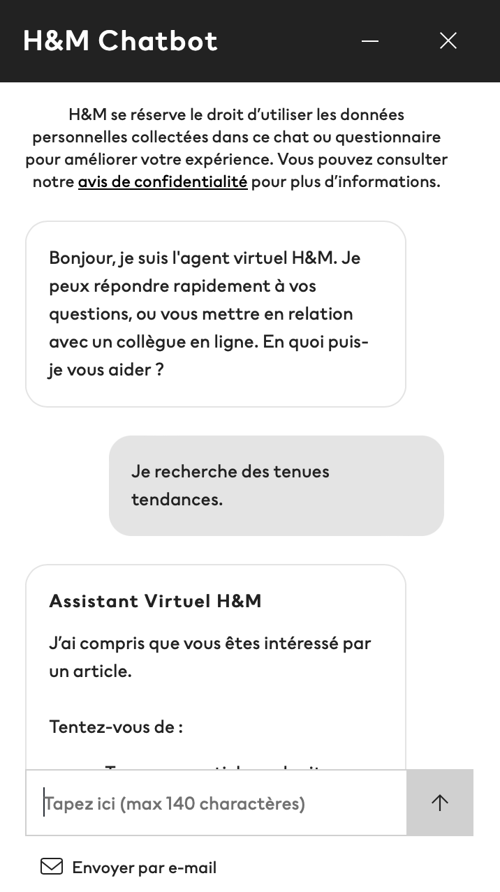 Exemples de chatbots multilingues - Chatbot multilingue