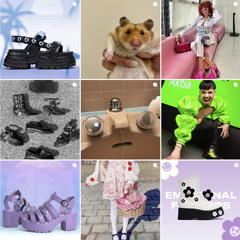 KOI Footwear Instagram のスクリーンショット