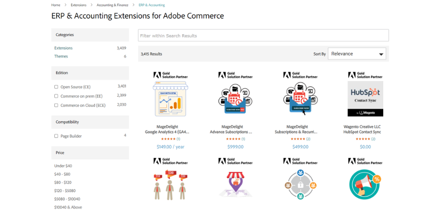 BigCommerce vs Magento - ملحقات لـ Adobe Commerce