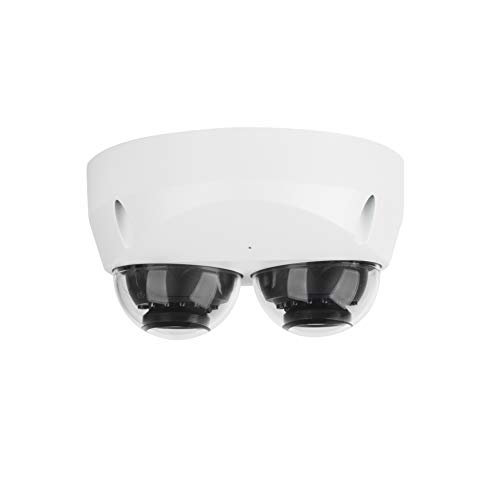 EmpireTech 2x4MP Starlight IR Mini Dome IP Wired Camera с двумя объективами, мультисенсор, защита от атмосферных воздействий IP67, поддержка Smart Detection, SMD 3.0, встроенный микрофон, фиксированный объектив 2,8 мм