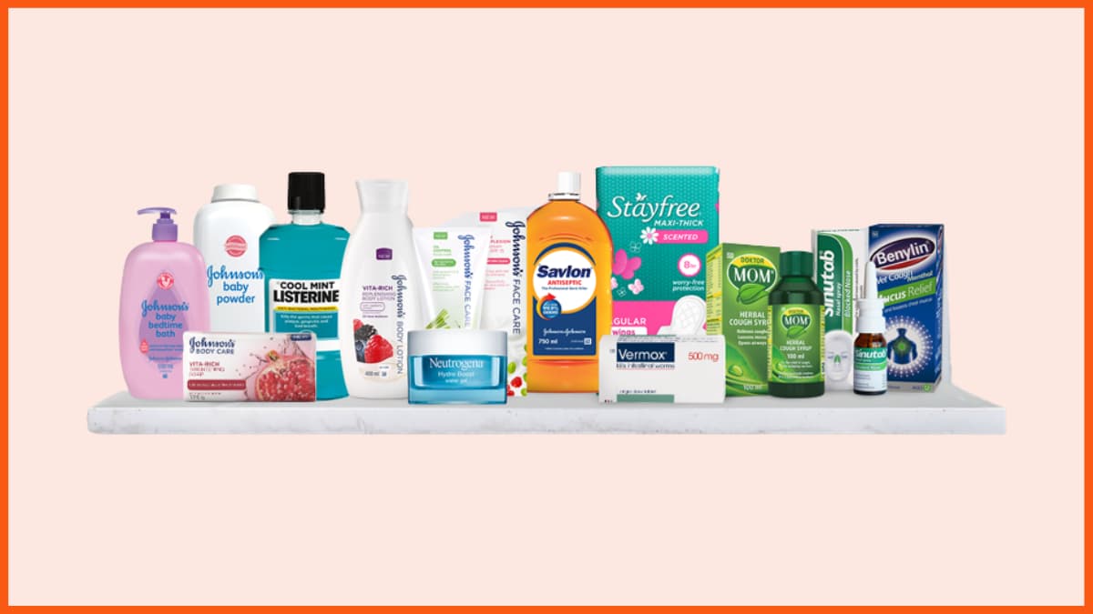 Johnson & Johnson - Gamme de produits