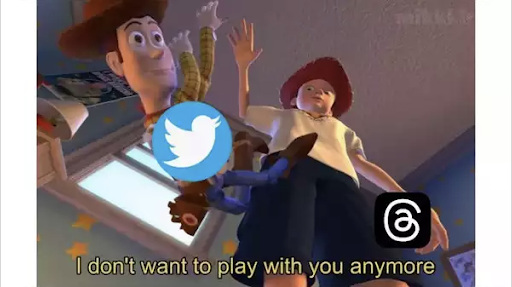 Je ne veux plus jouer avec toi Twitter Toy Story meme