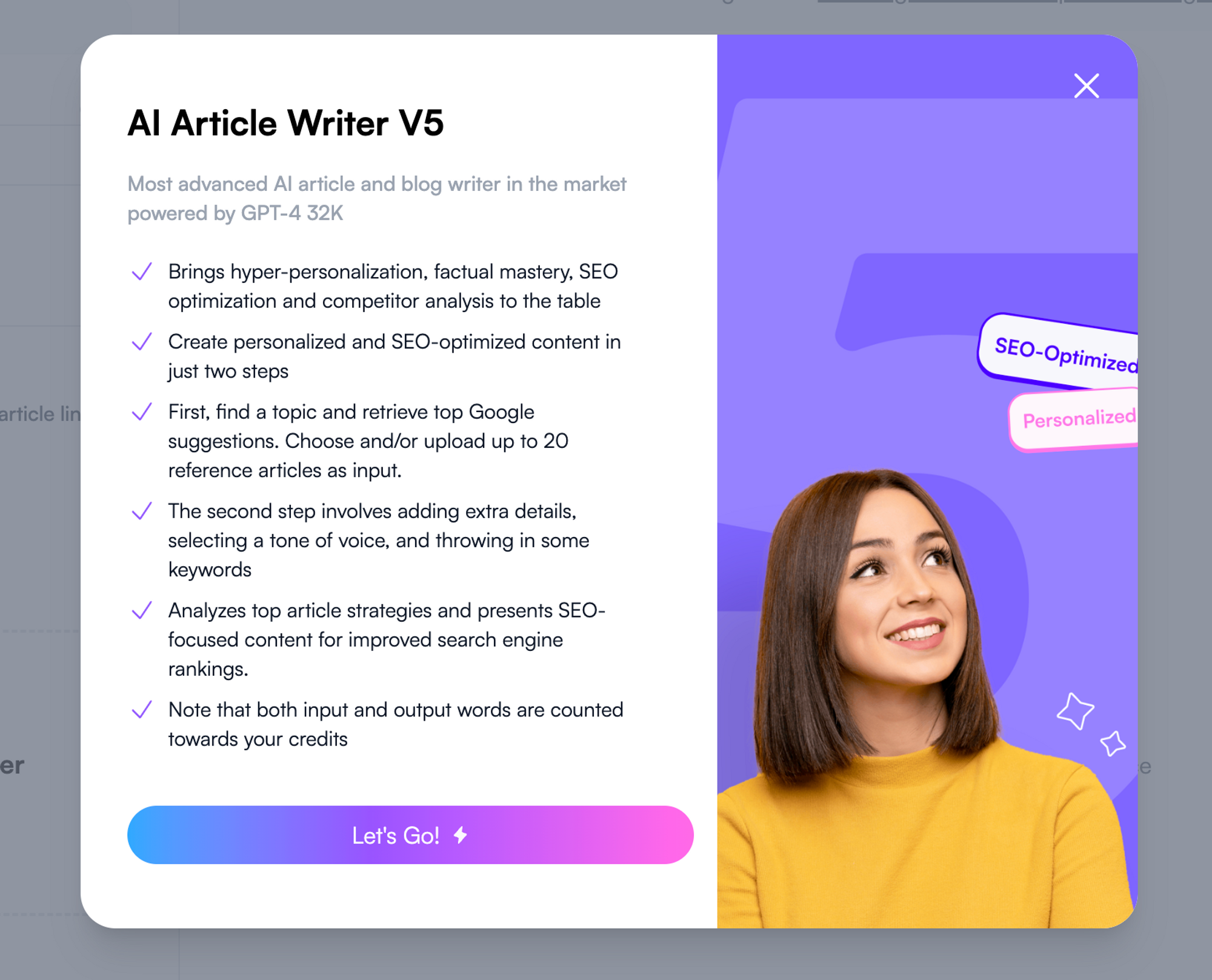 นักเขียนบทความ Writesonic 5.0 - ทางเลือก ClickUp AI