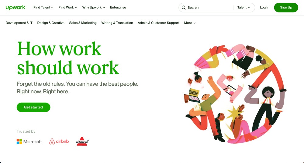 Upwork クラウドソーシング プラットフォーム