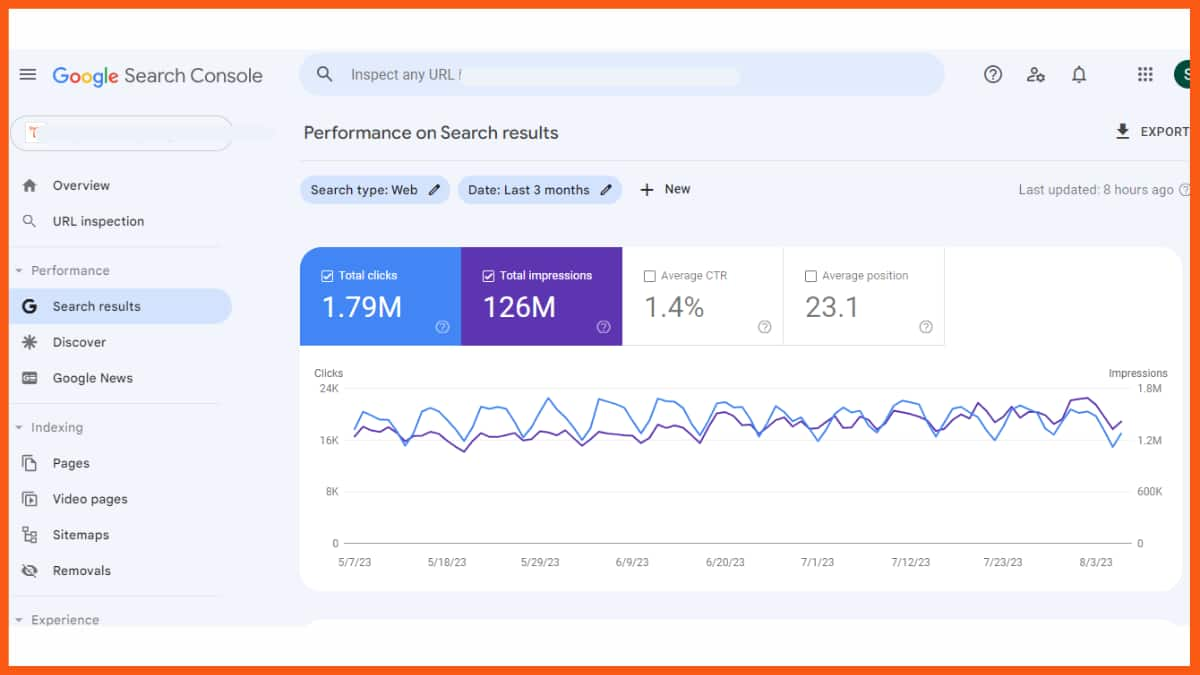 Google Search Console - instrument seo pe pagină