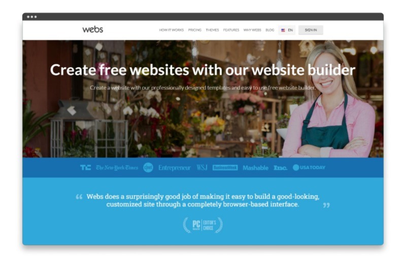 Webs Website Builder