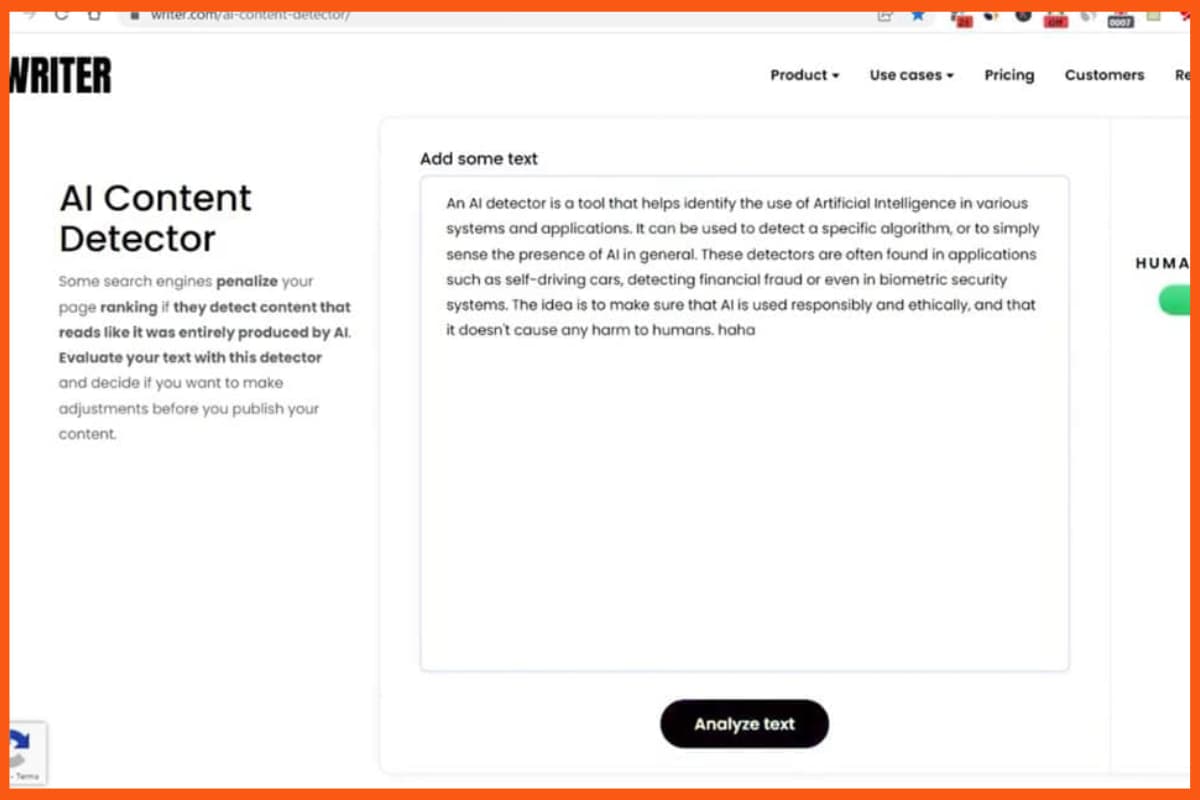 Alat Deteksi Konten AI - Writer AI