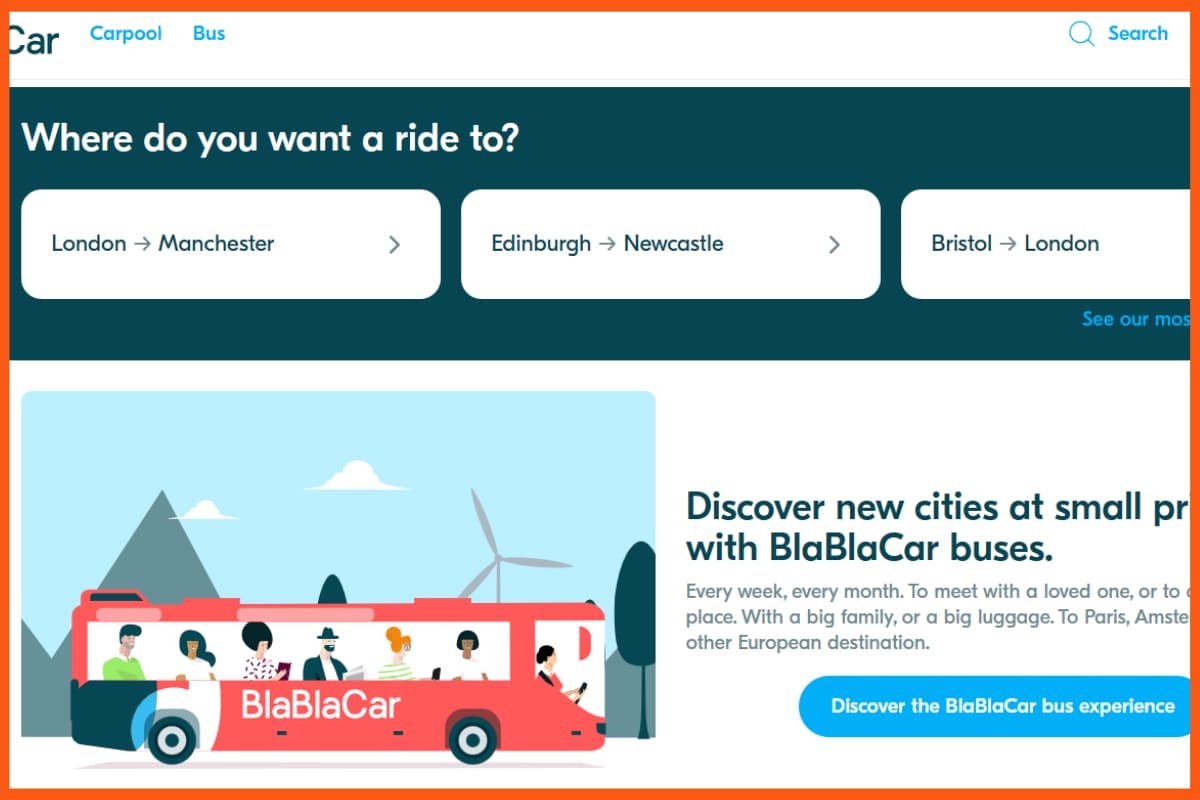 유럽 ​​10대 스타트업 - BlaBlaCar