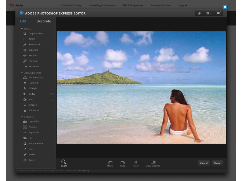 Photoshop Express -เครื่องมือแก้ไขรูปภาพไม่มีโค้ด