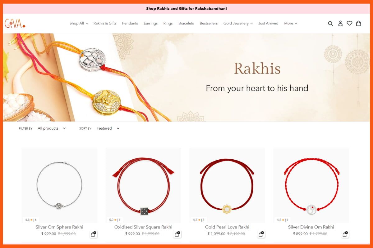 GIVA Rakhi – Marketing startupów podczas Raksha Bandhan