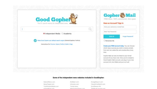 dobra wyszukiwarka Gopher