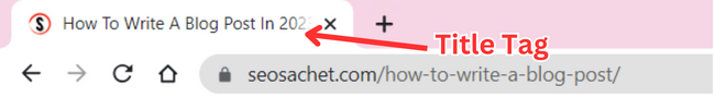 seo title in browser