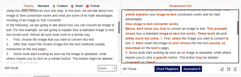 Reformular: uma captura de tela de um editor de texto em um computador desktop.