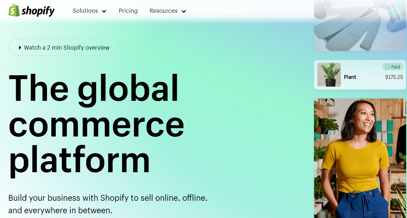 Benefits of Shopify