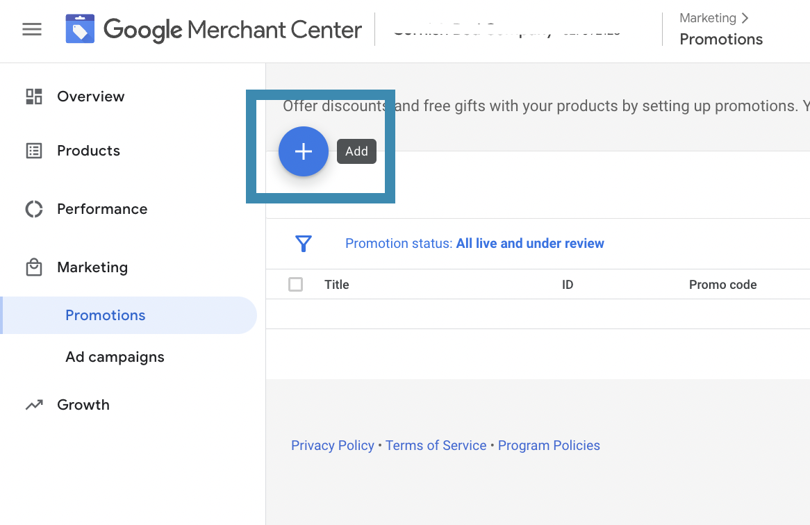 Google Merchant Center