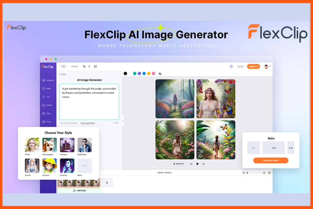 FlexClip - Top AI Video Generator Tools