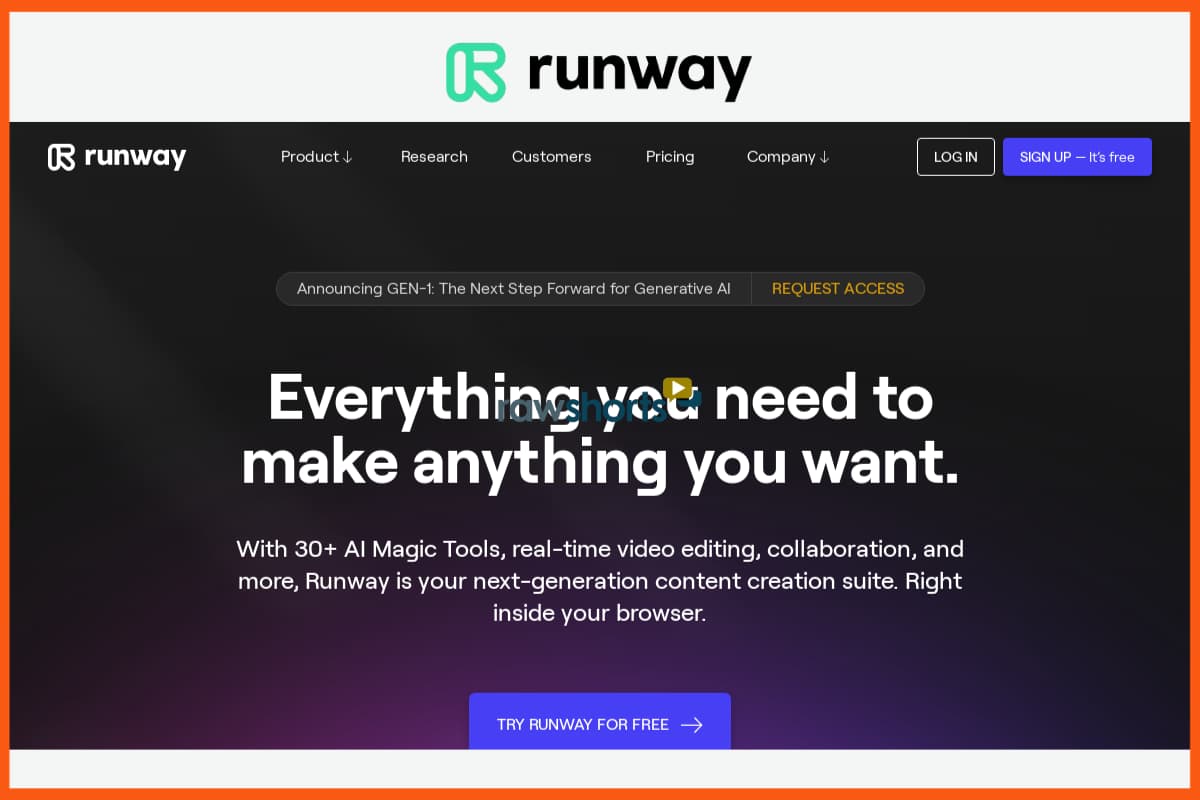 Runway - Top AI Video Generator Tools