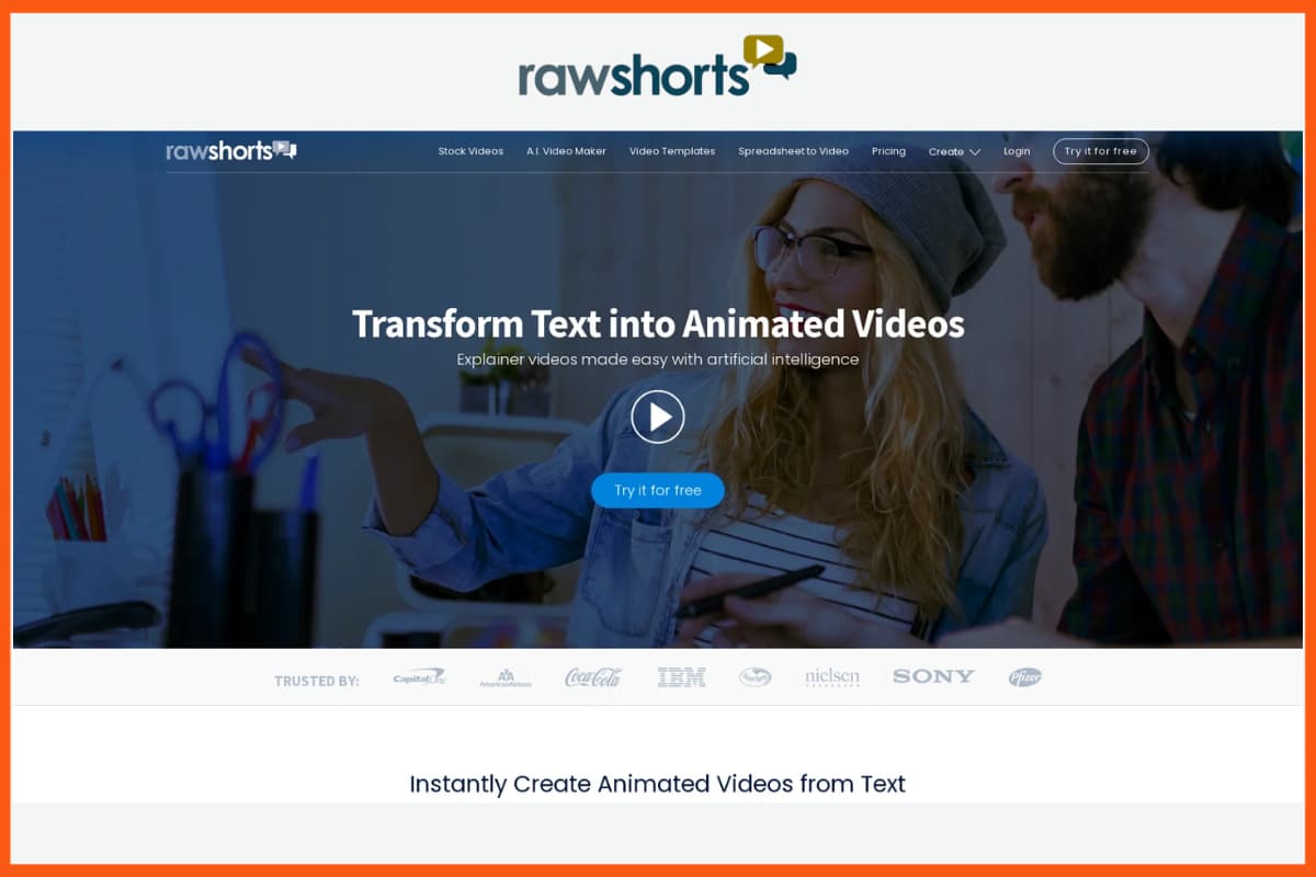 Rawshorts - Top AI Video Generator Tools